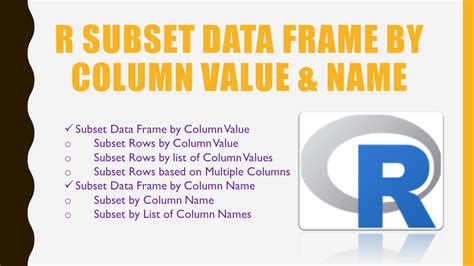 r subset by column value